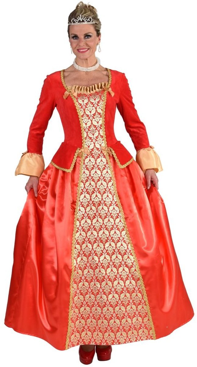 Middeleeuwen & Renaissance Kostuum | Markiezin Angelique De La Chic | Vrouw | XXL | Carnaval kostuum | Verkleedkleding
